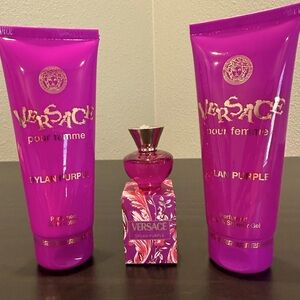 Versace Dylan Purple Perfume, Body Lotion and Shower Gel